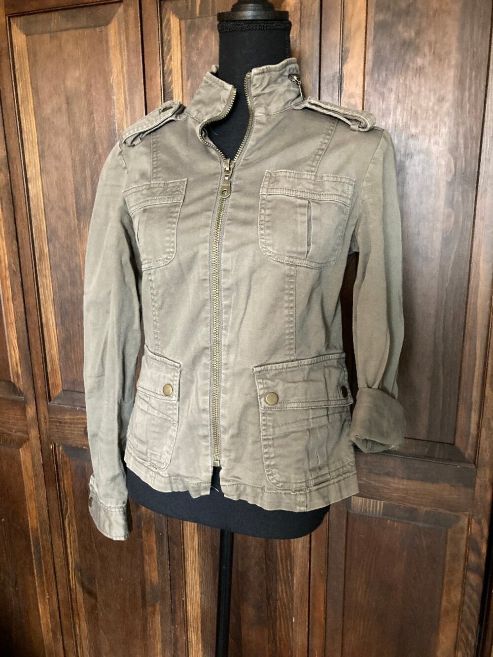 Kenar Olive Utility Jacket Size S